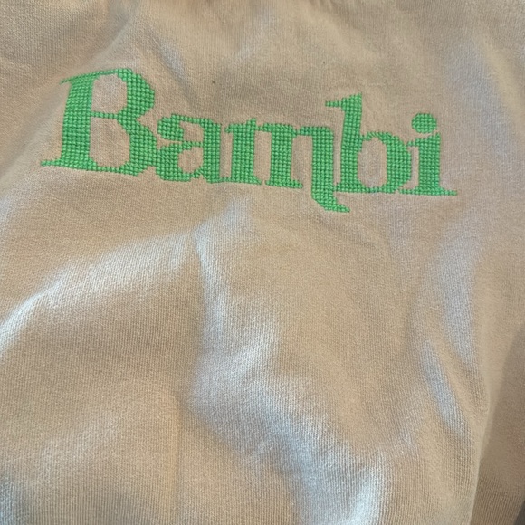Bambi Zara embroidered sweatshirt women’s size small - Picture 4 of 4